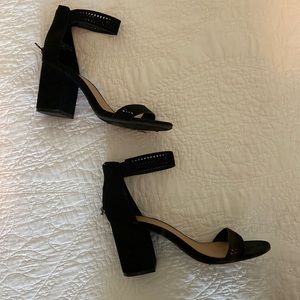black heels
